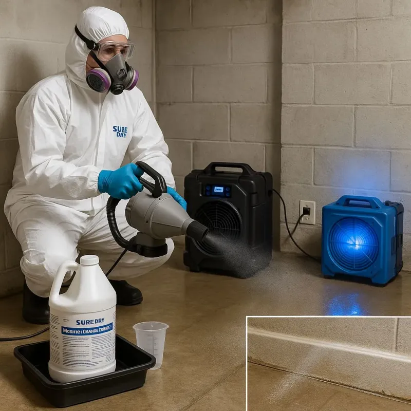 Sanitization and Odor Removal process in Los Alamos, CA